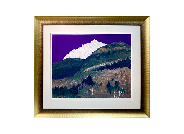 通販得価深見東州　木版画「八咫烏亀富士」限定版・直筆サイン・縁起物・美品　H51G3Q7H8G2Z 自然、風景画